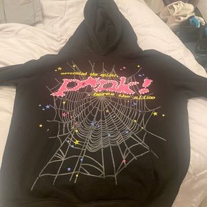 This is a spider hoodie size small
